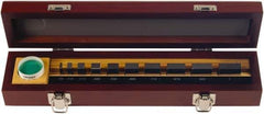 Mitutoyo - 10 Piece, 0.105 to 1", Grade 0, Steel Gage Block Set - Rectangular - Exact Tool & Supply