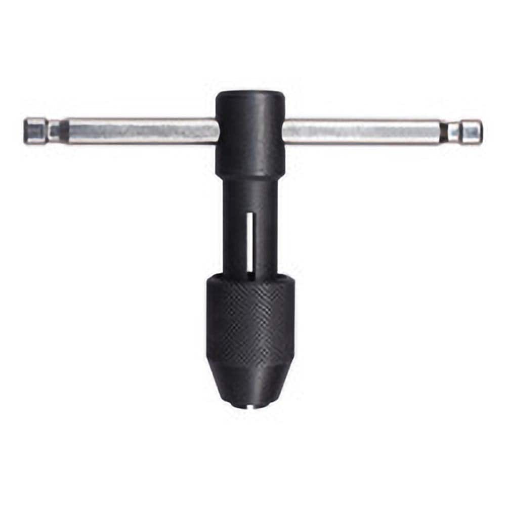 Titan USA - Tap Wrenches; Minimum Tap Size Compatibility (Inch): #0 ; Maximum Tap Size Compatibility (Inch): 1/4 ; Handle Style: T-Handle ; Overall Length (Inch): 5-7/8 ; Ratcheting: No - Exact Tool & Supply