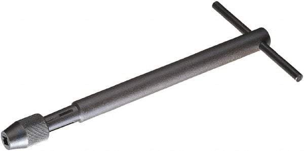 Vermont Tap & Die - #14 to 1/2" Tap Capacity, T Handle Tap Wrench - 10-5/8" OAL - Exact Tool & Supply