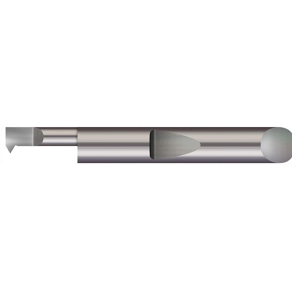 Micro 100 - Single Point Threading Tools; Thread Type: Internal ; Material: Solid Carbide ; Profile Angle: 60 ; Threading Diameter (Decimal Inch): 0.0600 ; Cutting Depth (Decimal Inch): 0.2500 ; Maximum Threads Per Inch: 64 - Exact Tool & Supply