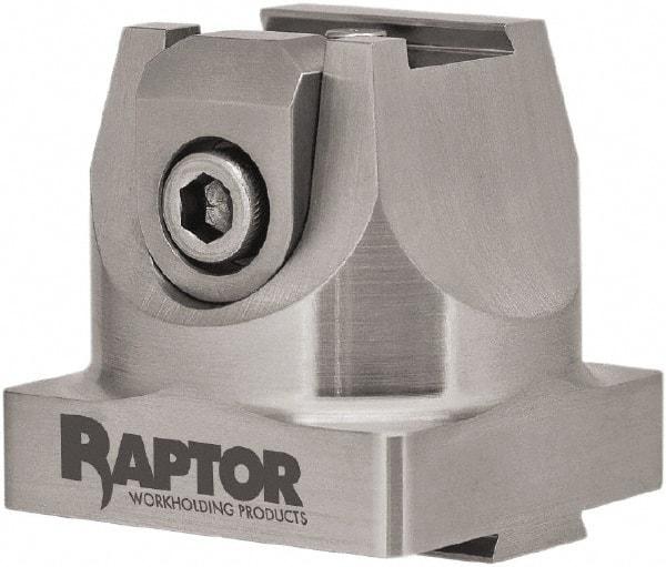 Raptor Workholding - 3/4" Jaw Width, 2" High x 2.07" Long x 2.07" Wide Dovetail Vise - For Use with 4 & 5 Axis Workholding Systems - Exact Tool & Supply