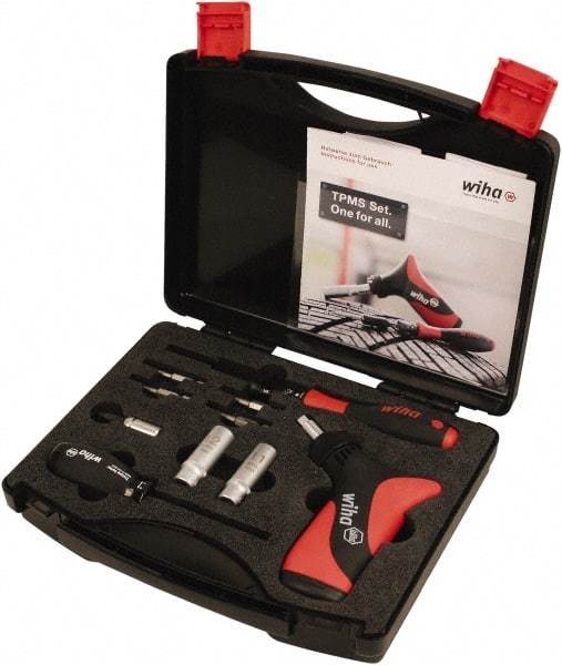 Wiha - 12 Piece Torque Tire Pressure Mounting Kit - Comes in Molded Case - Exact Tool & Supply