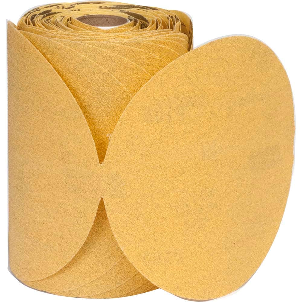 Norton - 5" Diam, 80 Grit Aluminum Oxide Adhesive PSA Disc - Exact Tool & Supply