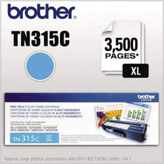 Brother - Cyan Toner Cartridge - Use with Brother HL-4150CDN, 4570CDW, 4570CDWT, MFC-9460CDN, 9560CDW, 9970CDW - Exact Tool & Supply
