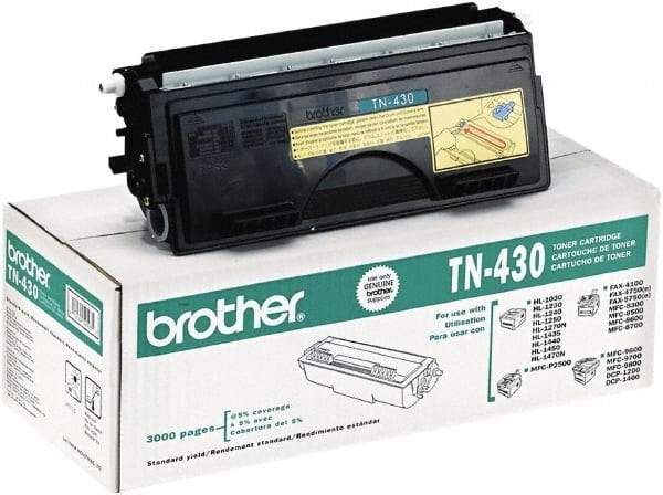 Brother - Black Toner Cartridge - Use with Brother IntelliFax-4100, 4100e, 4750, 4750e, 5750, 5750e, MFC-8300, 8500, 8600, 8700, 9600, 9700, 9800, P2500, Brother DCP-1200, 1400, HL-1230, 1240, 1250, 1270N, 1435, 1440, 1450, 1470N - Exact Tool & Supply