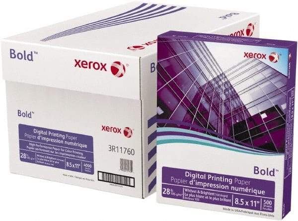 Xerox - White Copy Paper - Use with Laser Printers, Copiers, Plain Paper Fax Machines - Exact Tool & Supply
