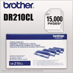 Brother - Cyan, Magenta, Yellow & Black Drum Unit - Use with Brother HL-3040CN, 3045CN, 3070CW, 3075CW, MFC-9010CN, 9120CN, 9125CN, 9320CW, 9325CW - Exact Tool & Supply