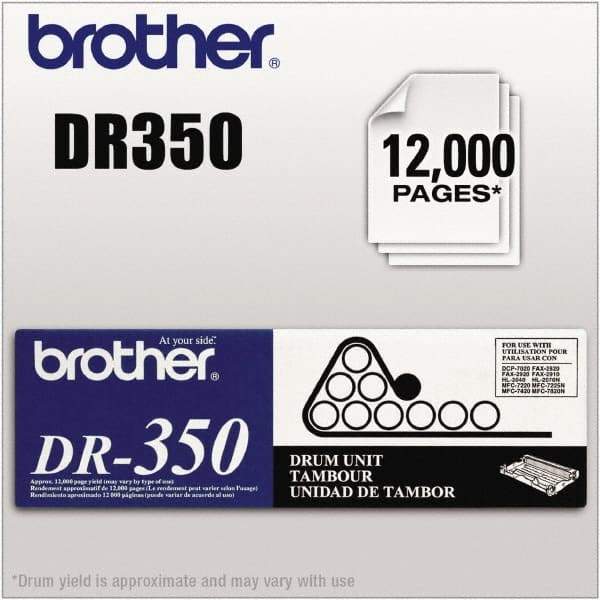 Brother - Black Drum Unit - Use with Brother DCP-7010, 7020, 7025, HL-2030, 2035, 2037, 2040, 2070N, intelliFax-2820, 2825, 2910, 2920, MFC-7220, 7225N, 7420, 7820N - Exact Tool & Supply