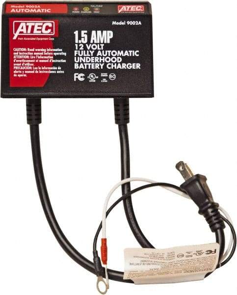 ATEC - 12 Volt Automatic Charger/Maintainer - 1.5 Amps - Exact Tool & Supply