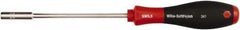 Wiha - 5.5mm Hollow Shaft Nutdriver - Cushion Grip Handle, 14.2" OAL - Exact Tool & Supply