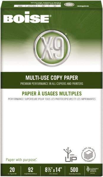 Boise - 8-1/2" x 14" White Copy Paper - Use with High-Speed Copiers, High-Speed Printers, Fax Machines, Multifunction Machines - Exact Tool & Supply