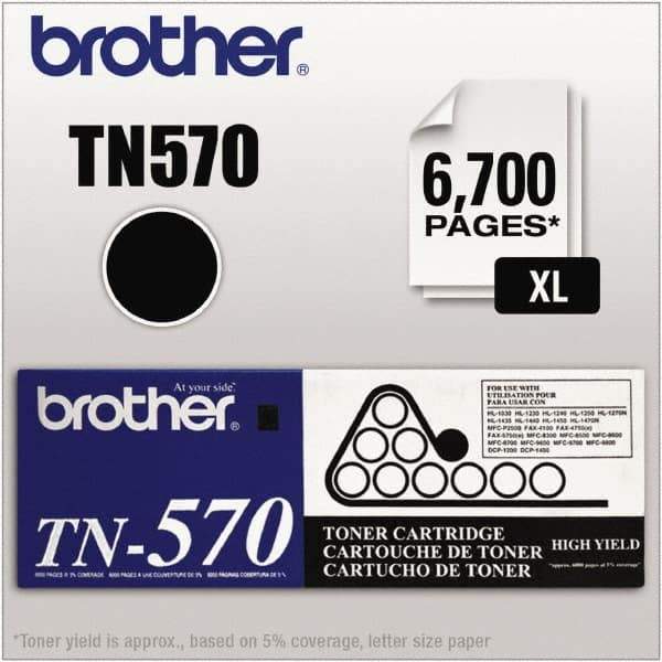 Brother - Black Toner Cartridge - Use with Brother DCP-8040, 8045D, HL-5140, 5150D, 5150DLT, 5170DN, 5170DNLT, MFC-8120, 8220, 8440, 8640D, 8840D, 8840DN - Exact Tool & Supply