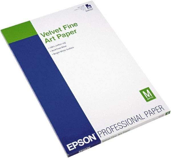 Epson - 13" x 19" White Photo Paper - Use with Inkjet Printers - Exact Tool & Supply
