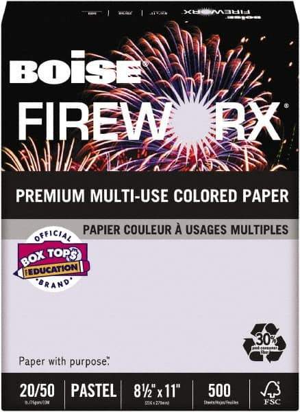 Boise - 8-1/2" x 11" Lavender Colored Copy Paper - Use with Laser Printers, Copiers, Plain Paper Fax Machines, Multifunction Machines - Exact Tool & Supply
