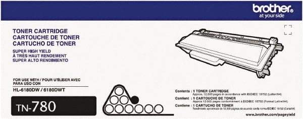 Brother - Black Toner Cartridge - Use with Brother HL-6180DW, HL-6180DWT, MFC-8950DW, MFC-8950DWT - Exact Tool & Supply