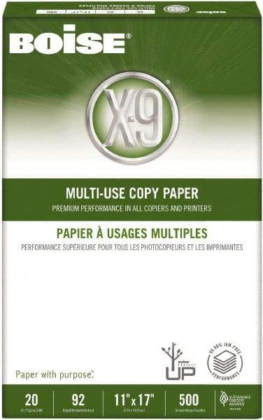 Boise - 11" x 17" White Copy Paper - Use with High-Speed Copiers, High-Speed Printers, Fax Machines, Multifunction Machines - Exact Tool & Supply