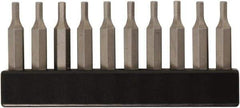Wiha - 5/32" Hex Screwdriver Bit - 4mm Drive, 28mm OAL - Exact Tool & Supply