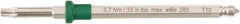Wiha - 4mm Drive T15 Torx Screwdriver Bit - 75mm OAL - Exact Tool & Supply