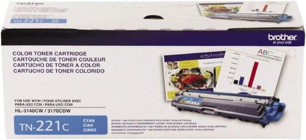 Brother - Cyan Toner Cartridge - Use with Brother HL-310CW, 3170CW, 3180CDW, MFC-9130CW, 9330CDW, 9340CW - Exact Tool & Supply