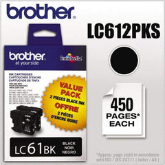 Brother - Black Ink Cartridge - Use with Brother DCP-J140W, 165C, 375CW, 385C, 395CN, 585CW, MFC-250C, 255CW, 290C, 295CN, 490CW, 495CW, J615W, 775CW, 790CW, 795CW, 990CW - Exact Tool & Supply