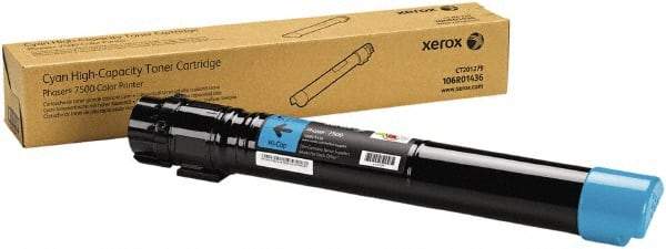 Xerox - Cyan Toner Cartridge - Use with Xerox Phaser 7500 - Exact Tool & Supply