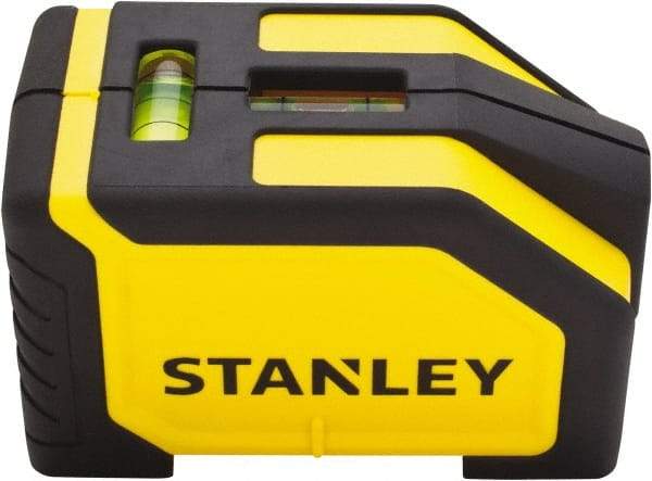 Stanley - 1 Beam 15' Max Range Alignment Laser - Red Beam, 1/8" at 10' Accuracy, 9" Long x 7-1/2" Wide x 2" High, Battery Included - Exact Tool & Supply