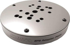 Kurt - 1 Piece Vise Adapter Plate - Steel, 8" Wide - Exact Tool & Supply