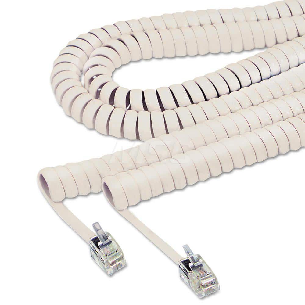 Artistic - Office Machine Supplies & Accessories; Office Machine/Equipment Accessory Type: Phone Coil Cord ; For Use With: Telephone ; Color: Beige - Exact Tool & Supply
