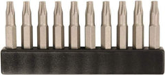 Wiha - 4mm Drive T20 Torx Screwdriver Bit - 28mm OAL - Exact Tool & Supply