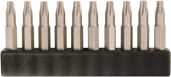 Wiha - 4mm Drive T15 Torx Screwdriver Bit - 28mm OAL - Exact Tool & Supply