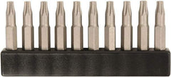 Wiha - 4mm Drive T6 Torx Screwdriver Bit - 28mm OAL - Exact Tool & Supply