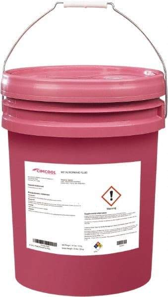 Cimcool - 5 Gal Pail Cutting & Grinding Fluid - Synthetic - Exact Tool & Supply