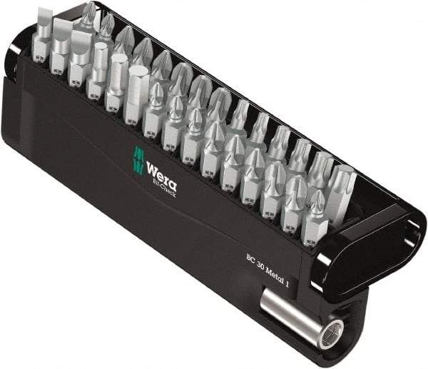 Wera - Posidriv Bit Set - 1/4" Drive - Exact Tool & Supply