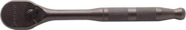 Proto - 1/2" Drive Pear Head Ratchet - Black Oxide Finish, 10" OAL, 90 Gear Teeth, Standard Handle, Reversible Head - Exact Tool & Supply