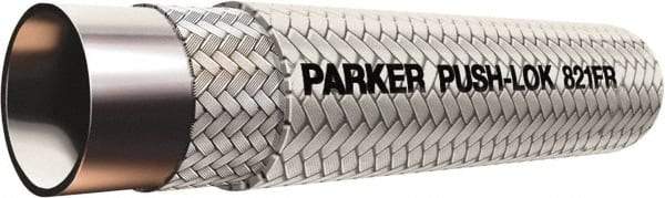 Parker - 3/8" ID x 0.63" OD CTL Push-on Air Hose - 300 Working psi, -40 to 212°F, White - Exact Tool & Supply