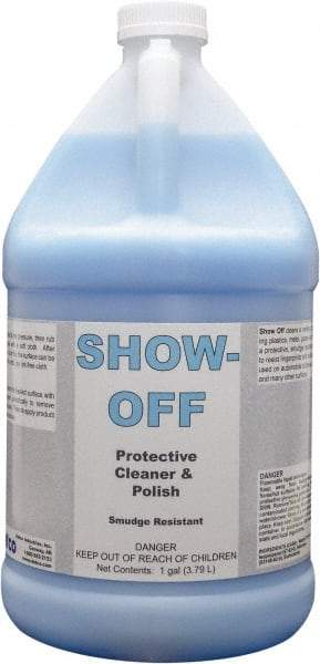 Detco - 1 Gal Bottle Unscented Glass Cleaner - Use on Glass, Plastic Surfaces - Exact Tool & Supply