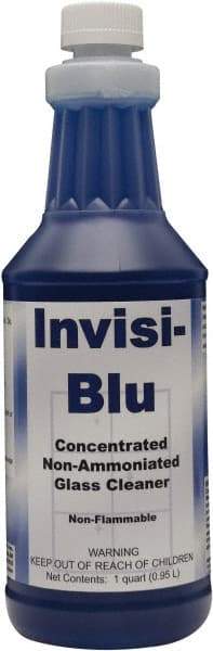 Detco - 32 oz Bottle Unscented Glass Cleaner - Concentrated, Use on Glass - Exact Tool & Supply