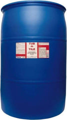 Detco - 55 Gal Drum Liquid Bathroom Cleaner - Unscented Scent, Nonacidic, Bath Fixtures - Exact Tool & Supply
