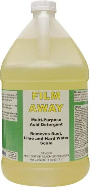 Detco - 1 Gal Jug Liquid Bathroom Cleaner - Unscented Scent, Bath Fixtures - Exact Tool & Supply