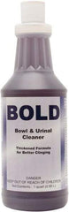 Detco - 32 oz Bottle Liquid Toilet Bowl Cleaner - Unscented Scent, Toilet Bowl - Exact Tool & Supply