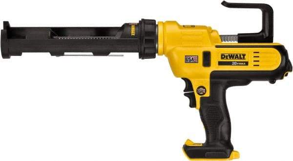 DeWALT - 10 oz Half Barrel Battery Caulk/Adhesive Applicator - Use with 9 to 10 oz Adhesive Cartridges - Exact Tool & Supply