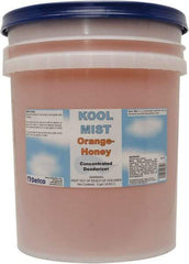 Detco - 5 Gal Pail Deodorizer - Liquid, Orange-Honey Scent, Concentrated, Environmentally Safe - Exact Tool & Supply