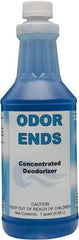 Detco - 32 oz Bottle Deodorizer - Liquid, Unscented, Concentrated, Environmentally Safe - Exact Tool & Supply