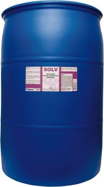 Detco - 55 Gal Drum Cleaner/Degreaser - Liquid, Butyl-Based, Unscented - Exact Tool & Supply