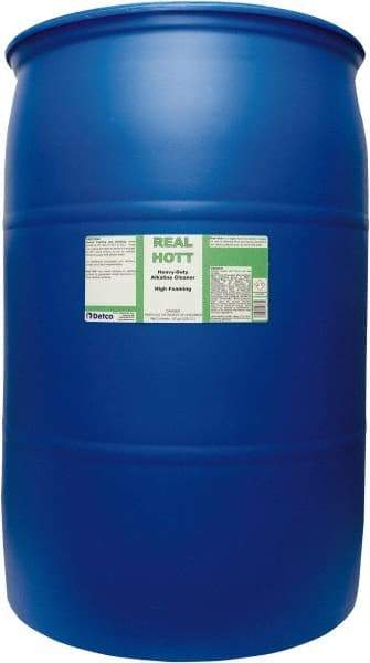 Detco - 55 Gal Drum Cleaner/Degreaser - Liquid, Alkaline, Unscented - Exact Tool & Supply
