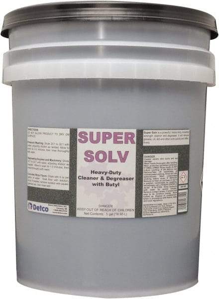 Detco - 5 Gal Bucket Cleaner/Degreaser - Liquid, Butyl-Based, Unscented - Exact Tool & Supply