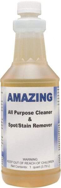 Detco - 32 oz Bottle Spot/Stain Cleaner - Liquid, Butyl-Based, Unscented - Exact Tool & Supply
