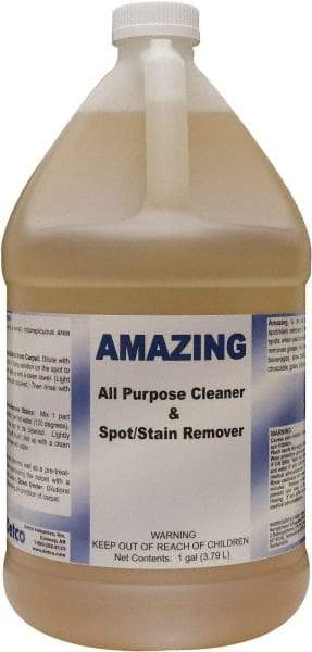 Detco - 1 Gal Bottle Spot/Stain Cleaner - Liquid, Butyl-Based, Unscented - Exact Tool & Supply