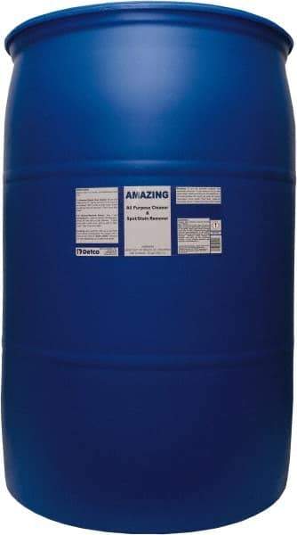 Detco - 55 Gal Drum Spot/Stain Cleaner - Liquid, Butyl-Based, Unscented - Exact Tool & Supply