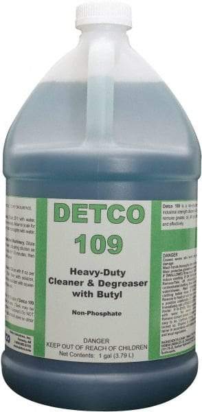 Detco - 1 Gal Bottle Cleaner/Degreaser - Liquid, Butyl-Based, Unscented - Exact Tool & Supply